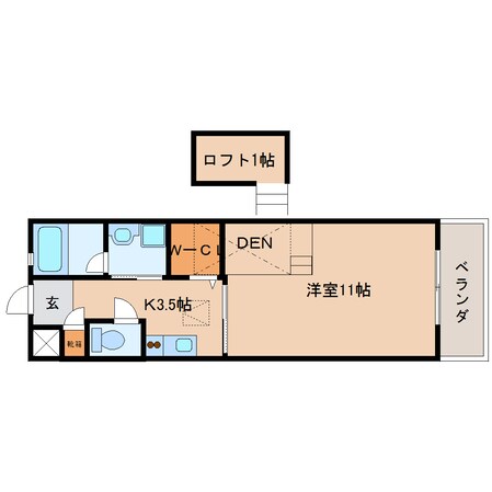 静岡駅 バス9分  小黒二丁目下車：停歩4分 2階の物件間取画像